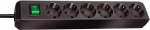Brennenstuhl Eco black S 6x