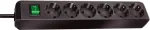 Brennenstuhl Eco black S 6x