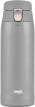 Emsa TRAVEL MUG light thermal mug 0.4 liters (silver, flip lid)