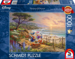 Schmidt Spiele Thomas Kinkade Studios: Disney - Donald and Daisy A Duck Day Afternoon, Jigsaw Puzzle (1000 pieces)