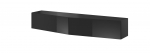 Cama TV-alus VIGO SLANT 180cm (2x90) must/must l&auml;ikega