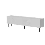 Cama LUCCA 4D telerikapp 200x40x59 valge