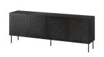 SIENA kummut 200x40x75 matt must