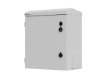 Rack cabinet 10 inches wall/pole mount 420x300x500 grey assembled