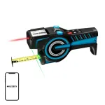 Mileseey DTX 10 Laser Distance Measurer with a 100-meter measuring tape