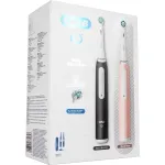 Braun Oral-B iO Series 3N Duo, electric toothbrush (black/pink, matt black//blush pink incl. 2nd handpiece)