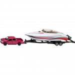 SIKU SUPER Ford F150 with motorboat, model vehicle