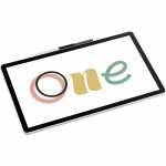 Wacom One 14, graphics tablet white/black, including pen