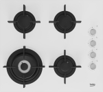 Beko HILW64122SW Built-in gas hob 60 cm, 4 zones White