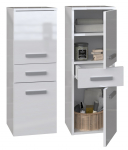Topeshop NEL V DDS BIEL POŁ bathroom storage cabinet White