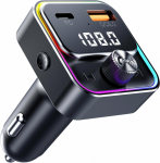 Transmitter FM SWM 3000 Bluetooth, USB A+C, MP3, PD, QC3.0, Siri