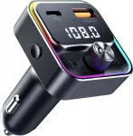 Transmitter FM SWM 3000 Bluetooth, USB A+C, MP3, PD, QC3.0, Siri