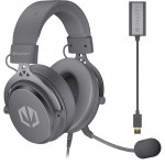 ENDORFY VIRO Plus USB Alt grey, Gaming Headset dark grey, USB-A, 3.5 mm jack, 7.1 USB sound card