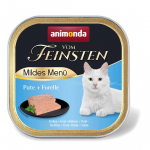 ANIMONDA Vom Feinsten Mildes men&uuml;&uuml; T&uuml;rgi ja forell - kassi m&auml;rgtoit - 100g