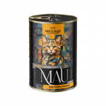 MAU Pate and Fillet Turkey with peanut butter - wet cat food - 400g