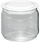 Rommelsbacher replacement glass container 500ml transparent, for yogurt maker JG 60