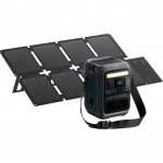 Anker SOLIX Portable Power Station C300X DC + Foldable Solar Panel PS60 (gray, 288Wh, 300 Watt, PD 3.1)