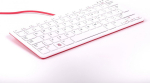 DE layout - Raspberry Pi Foundation official Raspberry Pi keyboard (white/red, incl. 3-port USB hub)