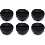 Alphacool icicle screw plug (black, 6 pieces)
