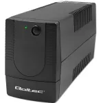 Qoltec 53772 katkematu toiteallikas (UPS) Line-Interactive 0,65 kVA 360 W 1 vahelduvvoolu pistikupesa(d)