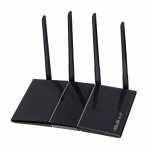 ASUS RT-AX57 traadita ruuter Gigabit Ethernet kahesageduslik (2,4 GHz / 5 GHz) must