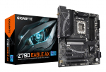 GIGABYTE Z790 EAGLE AX emaplaat - Toetab Intel Core 14. p&otilde;lvkonna protsessoreid, 12+1+1-faasilist digitaalset VRM-i, kuni 7600MHz DDR5 (OC), 3xPCIe 4.0 M.2, Wi-Fi 6E, 2.5GbE LAN, USB 3.2 Gen 2