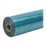HTVRONT Glitter Heat Transfer Film, 30.5 cm x 90 cm (blue)
