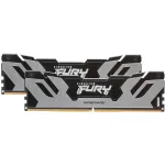 Kingston FURY DDR5 - 96GB - 6400 - CL - 32 (2x 48 GB) dual kit, RAM (silver/black, KF564C32RSK2-96, Renegade, INTEL XMP)