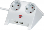 Brennenstuhl Desktop-Power USB-Charger 2x Power 2x USB - white