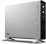 DeLonghi Slim Style HCX 3220, standing convector (white / black)