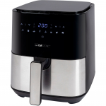 Clatronic hot air fryer FR 3782 H (black/stainless steel, 1,450 watts, basket 5 liters)