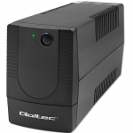 Qoltec 53774 katkematu toiteallikas (UPS) Line-Interactive 1 kVA 600 W 1 vahelduvvoolu pistikupesa(d)