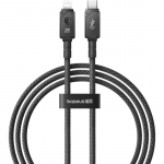 Baseus purunematu USB C-iP-kaabel 1 m 20 W must