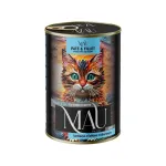 MAU Pate and Fillet Crimson with pansy - wet cat food - 400g