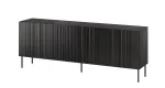 Cama kummut ISLA 200x40x75 matt must