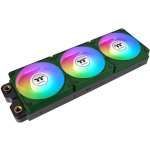Thermaltake CT120 EX Reverse ARGB Sync PC Cooling Fan Racing Green (Green, Pack of 3, 120 mm)