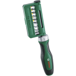 Bosch Powertools bit ratchet screwdriver with bit set, 19 pieces (green/black, torque up to 36 Nm)