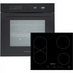 Respekta ASET9006600I Built-in Oven and Hob Set Black