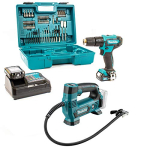 Makita cordless hammer HP333DSAX1, 12V (blue / black, 2x Li-ion battery 2,0Ah)