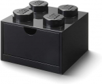 Room Copenhagen LEGO Desk Drawer 4 , storage box (black, knobs)