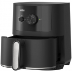 Braun Houshold hot air fryer MultiFry 3, HF 3000I (black (matt), 1,500 watts, basket 4.3 liters)
