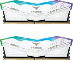 Team Group DDR5 - 32 GB -6000 - CL - 38 Kit, RAM (white, FF4D532G6000HC38ADC01, Delta RGB)