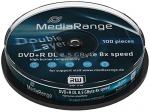 DVD+DL 8x CB 8,5GB MediaR 10 sztuk