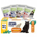 ANIMAL ISLAND Everyday Fillets in broth Box - wet cat food - 40x85g