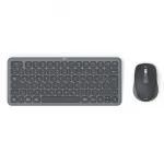multi device keyboard and mouse set black gre