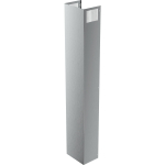 Siemens duct extension LZ10AXL50 (stainless steel, telescopic extension 1500 mm for wall socket)