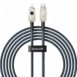 Baseus purunematu USB C-iP kaabel 2 m 20 W must