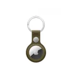 AirTag FineWoven Key Ring Olive