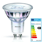 Philips CorePro LEDspot 5W GU10 - 36&deg; 840 4000K dimmable natural light