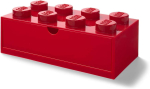 Room Copenhagen LEGO Desk Drawer 8 , storage box (red, knobs)